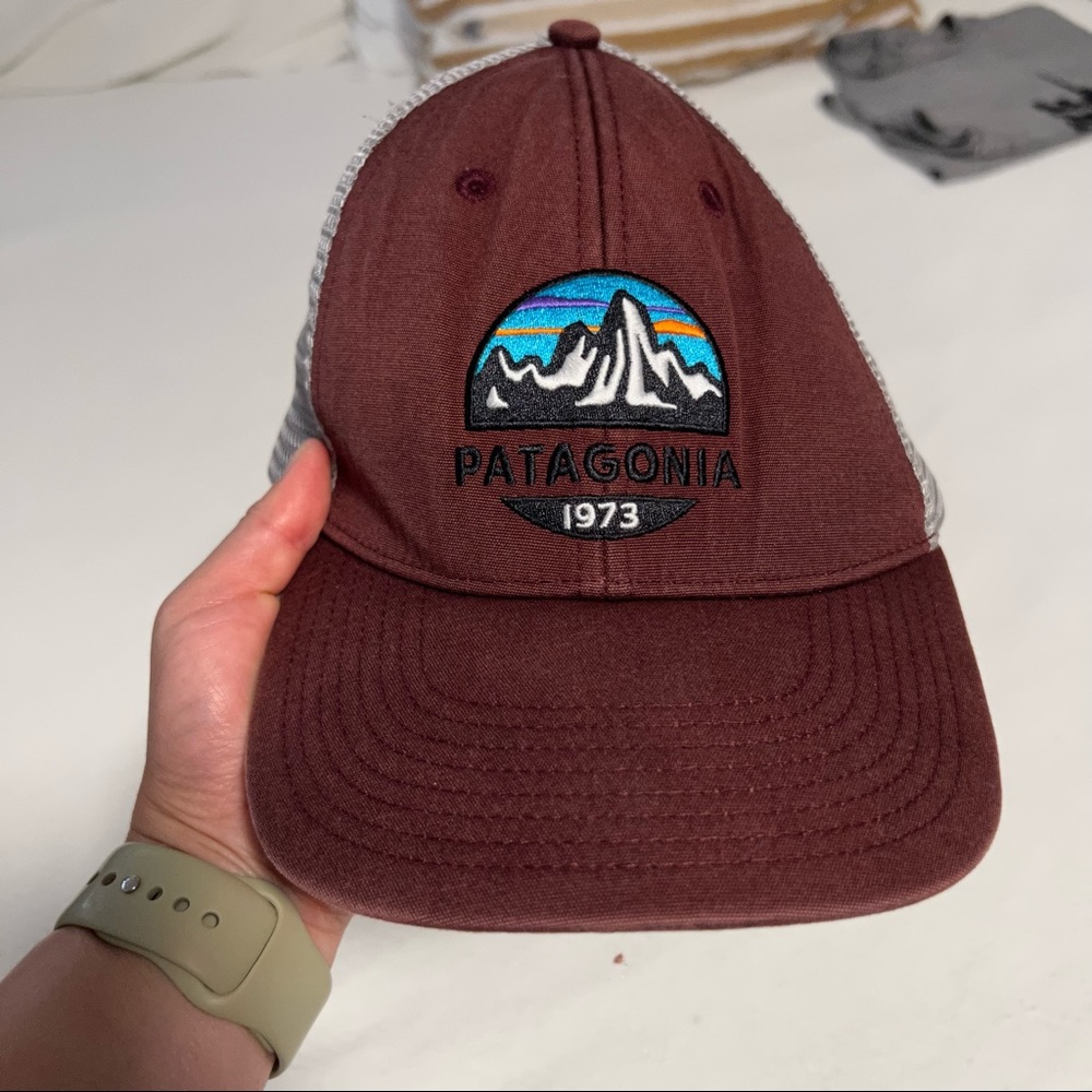 Burgundy Patagonia Snap Back